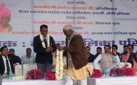 संजय स्टेडियम पर शुरु हुई 38वीं शास्त्री हॉकी स्पर्धा  पहले ही मुकाबले में गुना ने सागर को दी पटखनी