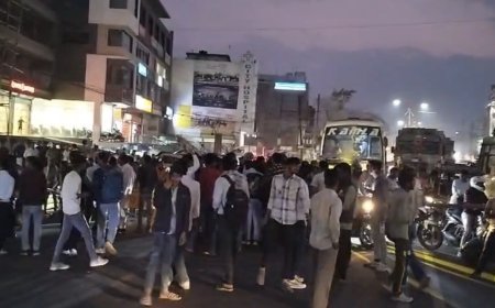 गुना में ट्रकों का कहर जारी , कोचिंग से लौट रहे छात्र को ट्रक ने रौंदा