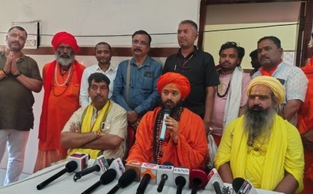 धूमेश्वर धाम से उज्जैन जा रही यात्रा का गुना में स्वागत