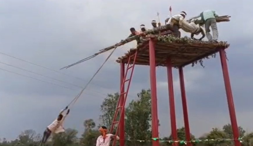 बमोरी के आदिवासी पटेलिया समाज ने श्रद्धा के साथ पूजे 'लक्कड़ देवता'