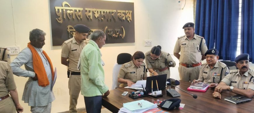 नवागत एसपी हितिका वासल की पहली जनसुनवाई