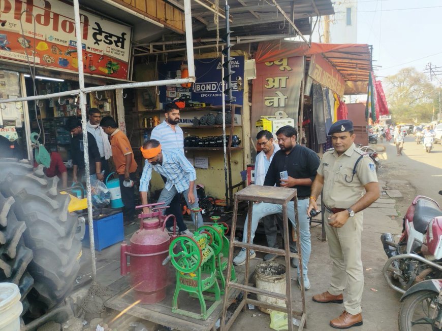 अतिक्रमण पर प्रशासन का  प्रहार