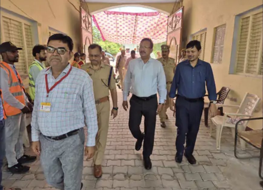 नीट -यूजी परीक्षा शांतिपूर्ण और नकलविहीन संपन्न, डीएम-एसपी ने किया औचक निरीक्षण