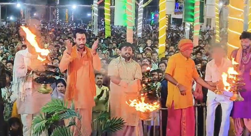 अयोध्या की तरह सजा भैंसाना, आज से महायज्ञ का भव्य आयोजन
