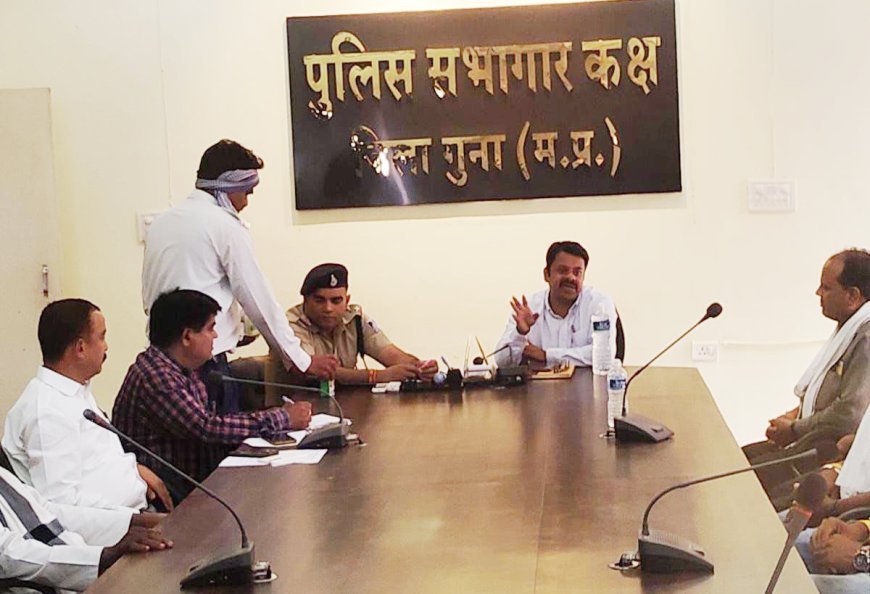 गुना पुलिस ने बुलाई बस ऑपरेटर्स की 'क्लास'
