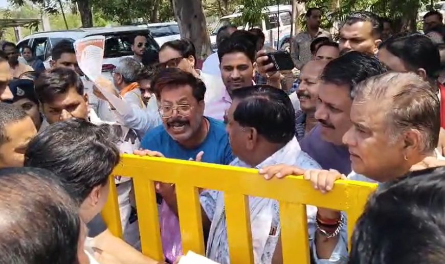 सिंधिया के सामने गूंजी गुना की 'गोविंद गार्डन' कॉलोनी की परेशानी