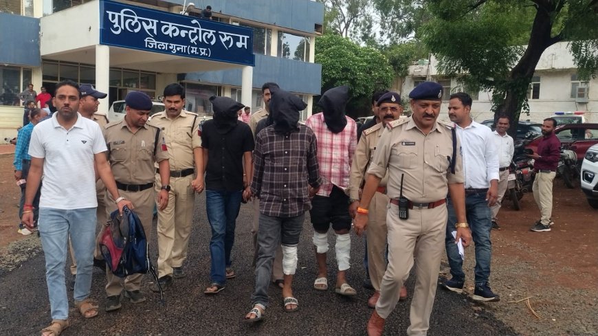17 लाख की सनसनीखेज लूट का 18 घंटे में पदार्फाश:भोपाल से सिरोंज तक दौड़ी पुलिस, अपराधियों का नहीं चला कोई हथकंडा