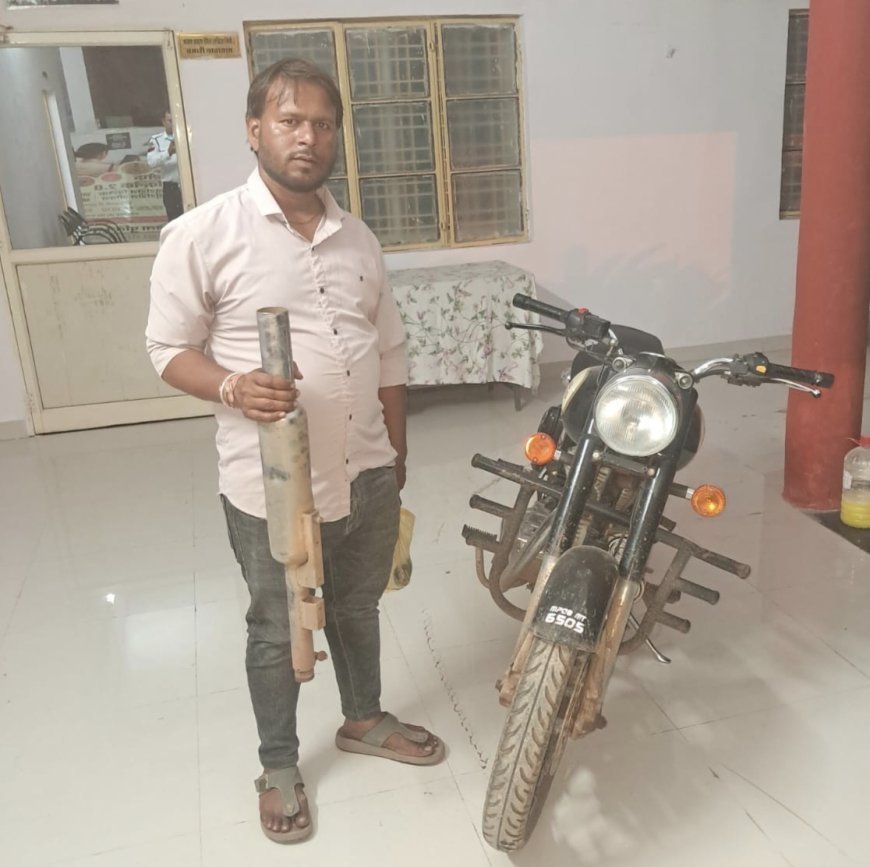 बुलेट के 'पटाखों' पर गुना पुलिस का कड़ा प्रहार