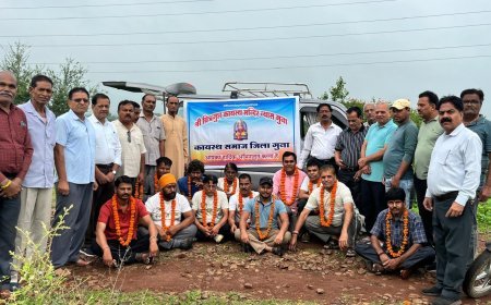 कायस्थ समाज ने 'नीम कॉरिडोर' में रोपे पौधे