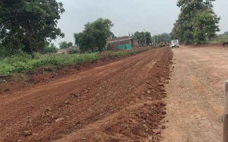 मनमानी और धांधली का शिकार हो गया गुना-फतेहगढ़ रोड का निर्माण