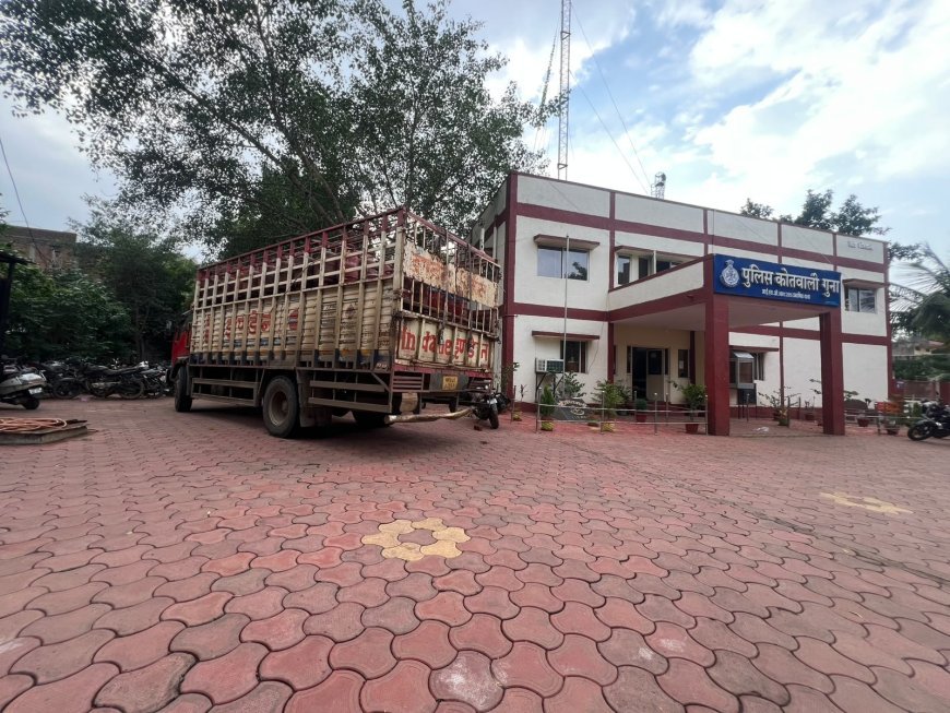 जज्जी बस स्टैंड पर गैस सिलेंडरों से भरे ट्रक ने मारे इमरजेंसी ब्रेक, बैंककर्मी भोपाल रेफर