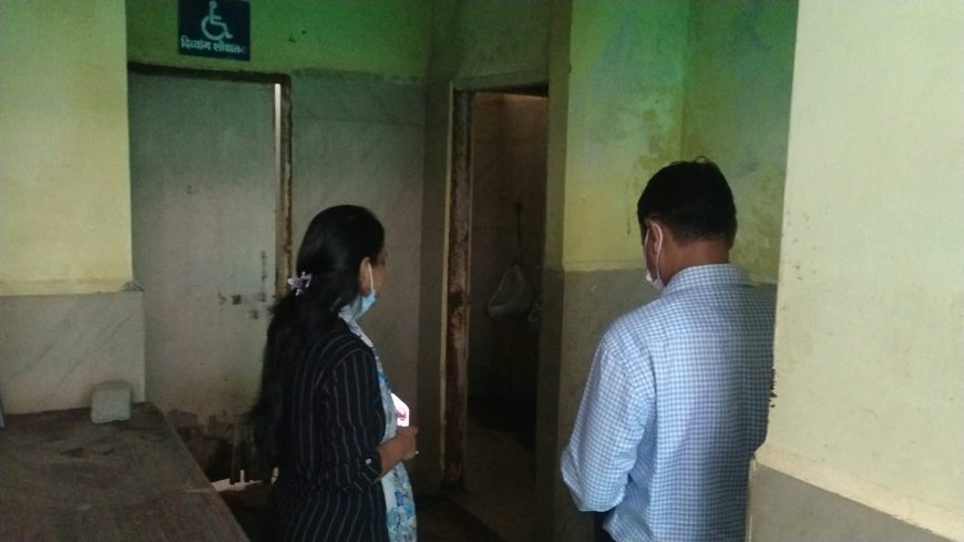 गुना जिला अस्पताल बना बदहाली का अखाड़ा