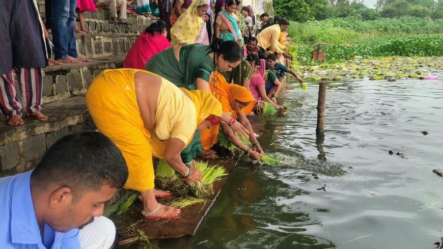 उमंग और उत्साह के रंग में रंगा गुना, तालाबों पर लौटी रौनक