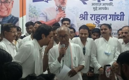 गुना में दिग्विजय सिंह का विश्व हिंदू परिषद पर बड़ा आरोप