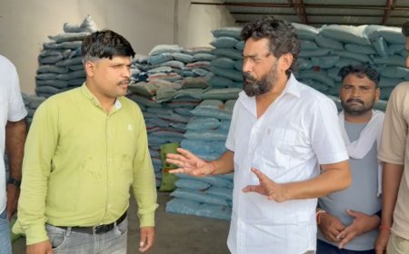 बागेरी खाद गोदाम में स्टॉक को लेकर बड़ा विवाद, कागजों और मौके के आंकड़ों में 400 कट्टे का अंतर