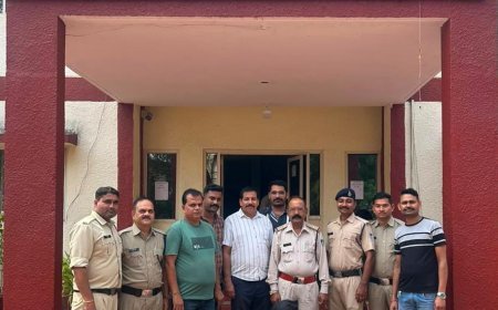 सिसौदिया कॉलोनी लूटकांड का खुलासा, दो कुख्यात पारदी बदमाश गिरफ्तार