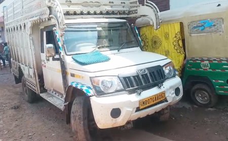 नानाखेड़ी कोल्हुपुरा पुलिया के पास बेकाबू पिकअप का कहर