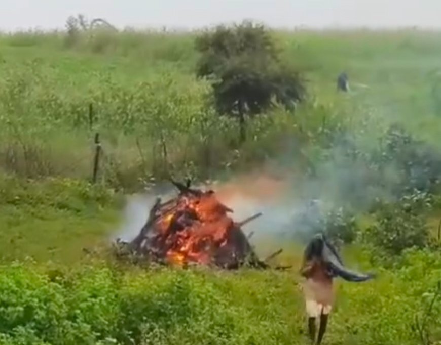एक और मुक्तिधाम की दुर्दशा आई सामने